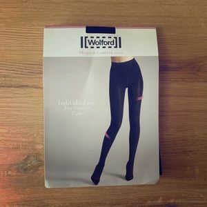 WOLFORD || individual 100 leg support tights black